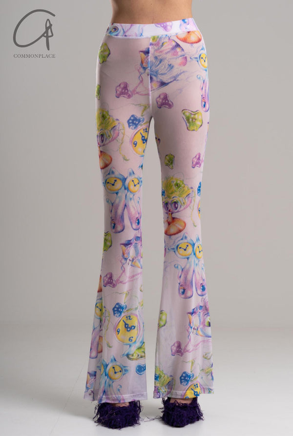 CONSTANÇA ENTRUDO Thread Cocktail Party Mesh Printed Trousers AW23_TRO05 (SS23_TRO08)